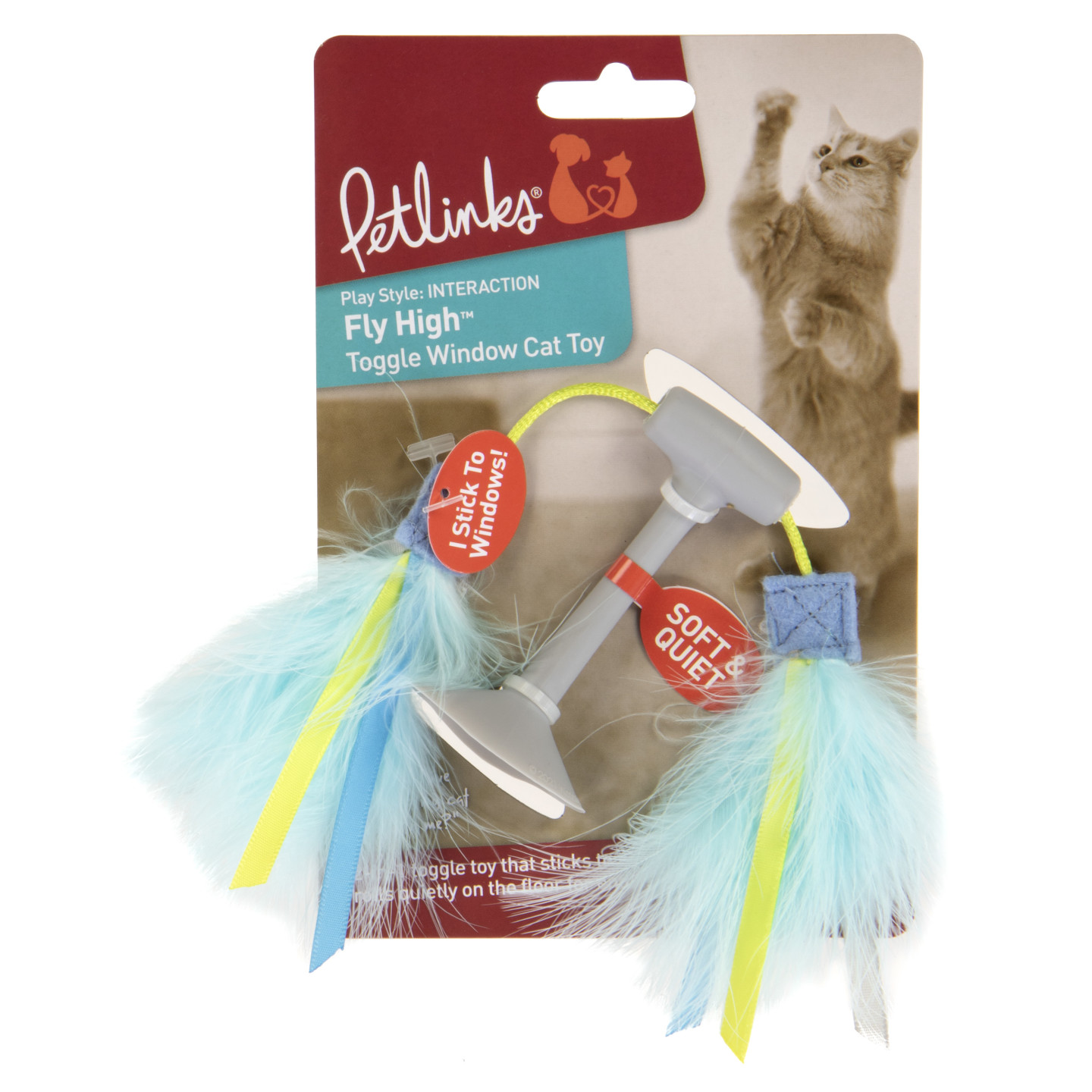 Petlinks Fly High Toggle Window Cat Toy Petlinks